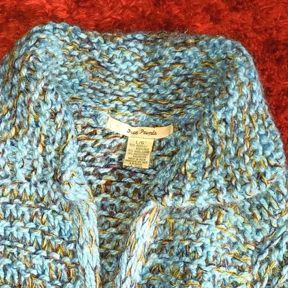 Free people duster sweater coat size Large - Picture 4 of 7